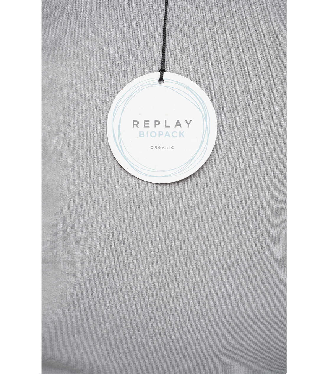 ガーメントダイ オーガニックコットンスウェットシャツ 詳細画像 グレー 5